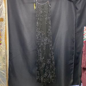 black beaded dress